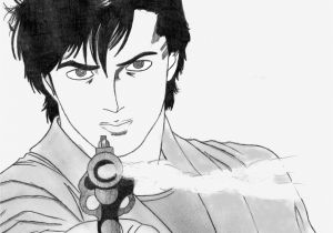 Coloriage De Nicky Larson Dessin Nicky Larson City Hunter Pencildrawing