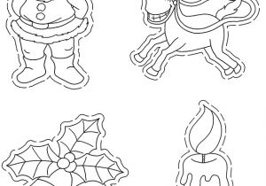 Coloriage De Noel A Decouper Dessins De Noël à Colorier Et à Découper Tipirate