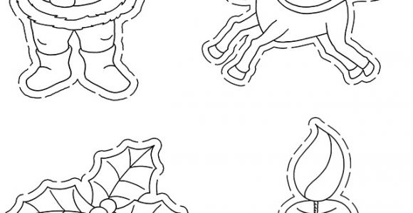 Coloriage De Noel A Decouper Dessins De Noël à Colorier Et à Découper Tipirate