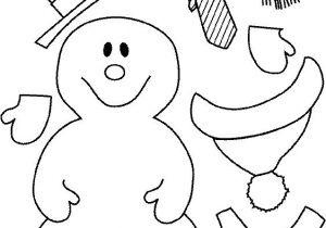 Coloriage De Noel A Decouper Motricité Fine Découper Et Habiller Le Bonhomme De Neige