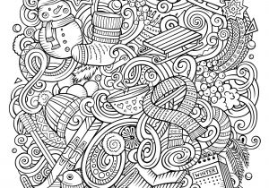 Coloriage De Noel Adulte A Imprimer Joyeux Hiver Noël Coloriages Difficiles Pour Adultes