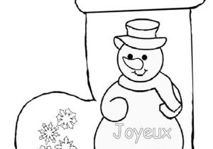 Coloriage De Noel Chaussette Ma Chaussette De Noël