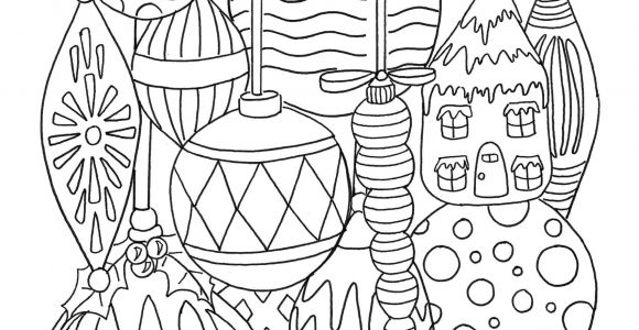Coloriage De Noel Pour Adulte Gratuit Coloriage Adulte Boules De Noel Decoration Jecolorie
