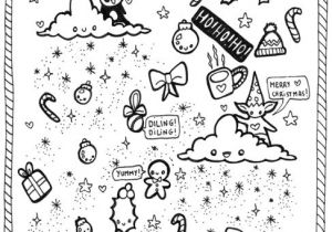 Coloriage De Noel Pour Les Petits Un Magnifique Doodle De No L Réalisé Par Tipivoine