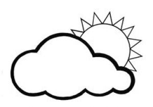 Coloriage De Nuages à Imprimer Coloriage soleil Lune Etoile Planete