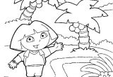 Coloriage De Palmier Palmier Dora