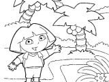 Coloriage De Palmier Palmier Dora