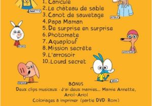 Coloriage De Papi Et Mamie Ariol Enfin Les Vacances Dvd