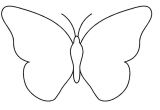 Coloriage De Papillon Gratuit à Imprimer Dessins De Papillons A Imprimer Gabarit Pour La Barrette