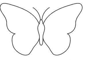 Coloriage De Papillon Gratuit à Imprimer Dessins De Papillons A Imprimer Gabarit Pour La Barrette
