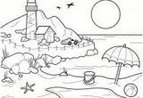 Coloriage De Paysage De Mer Dessin Du Bord De Mer