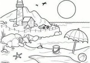 Coloriage De Paysage De Mer Dessin Du Bord De Mer