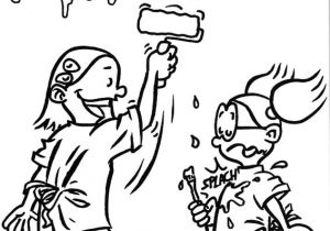 Coloriage De Peinture Gratuit Coloriage Filles Peintres Dessin Gratuit à Imprimer