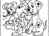 Coloriage De Peinture Gratuit Coloriage Les Petits Dalmatiens Font De La Peinture