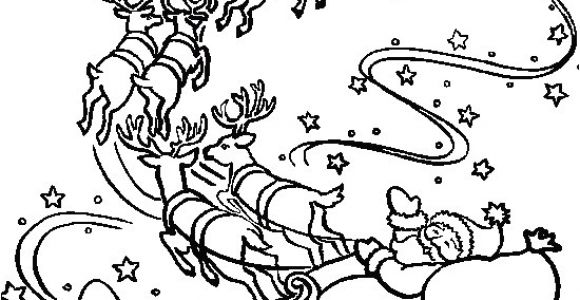 Coloriage De Pere Noel Avec Ses Rennes Coloriage Pere Noel Et Ses Rennes Coloriage Pere Noel Avec