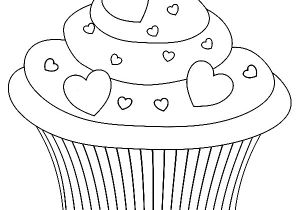 Coloriage De Petit Cupcake Cupcake Valentijn Kleurplaat Color Unsorted