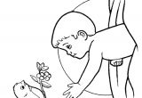 Coloriage De Petit Oiseau Coloriage D Un Adorable Bébé Cherchant   attraper Un Petit