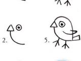 Coloriage De Petit Oiseau Drawing A Bird Drawing