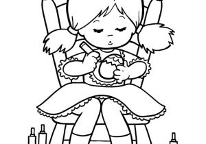Coloriage De Petite Fille à Imprimer De Coloriage Petite Fille Colorie Des Oeufs De P Ques A