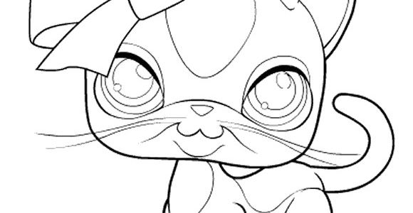Coloriage De Petshop Trop Mignon A Imprimer Coloriage Petshop