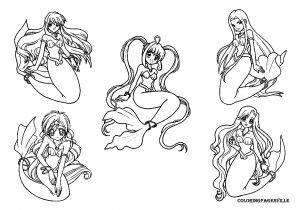 Coloriage De Pichi Pichi Pitch Mermaid Melody Pichi Pichi Pitch Cartoons – Printable Coloring Pages