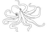 Coloriage De Pieuvre Gratuit Coloriage Pieuvre Poulpe   Imprimer Et Colorier