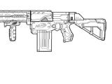 Coloriage De Pistolet Nerf Nerf Blaster Outline Templates Google Search Nerf