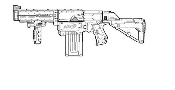 Coloriage De Pistolet Nerf Nerf Blaster Outline Templates Google Search Nerf