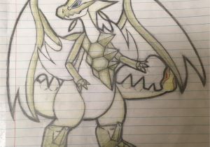 Coloriage De Pokémon Ex I Drew A Fusion Of Ultra Necrozma and Mega Charizard Y In School