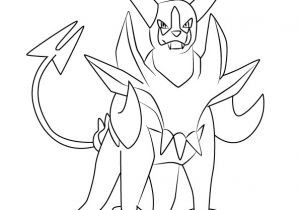 Coloriage De Pokemon Mega Evolution Learn How to Draw Mega Houndoom From Pokemon Pokemon Step by Step