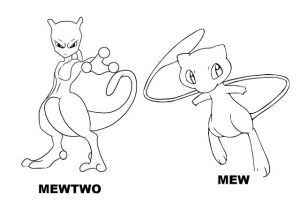 Coloriage De Pokemon Mew Free Legendary Pokemon Coloring Pages for Kids