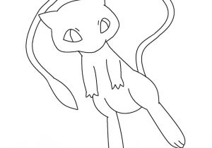 Coloriage De Pokemon Mew Mew Line Art by Kawaii769 On Deviantart