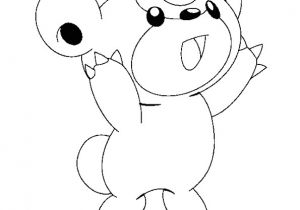 Coloriage De Pokemon Mignon Teddiursa Le Petit Pokémon Qui Aime Les Câlins à