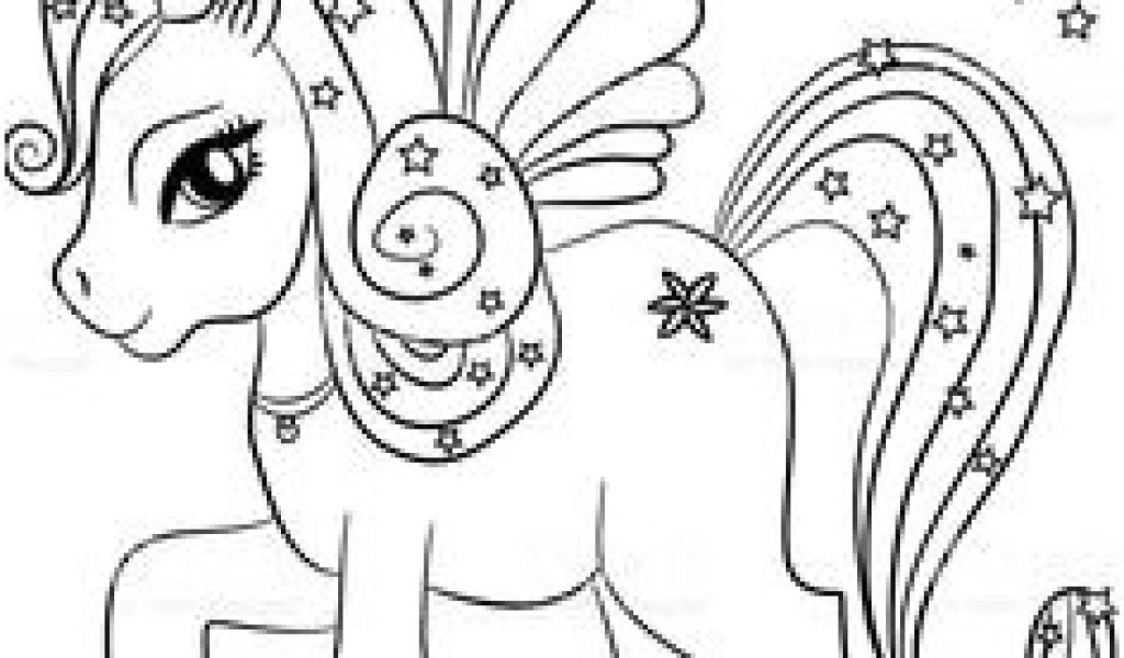 Coloriage De Poney à Imprimer Sur Hugolescargot Coloriage Licorne