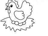 Coloriage De Poule De Paques A Imprimer Coloriages   Imprimer P¢ques Numéro