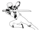 Coloriage De Power Rangers Ninja Steel Calvin Le Ranger Jaune Coloriages Goo S Power