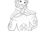 Coloriage De Princesse sofia à Imprimer Gratuit Beautiful Coloriage De Princesse Disney   Imprimer