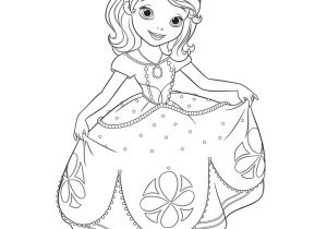 Coloriage De Princesse sofia à Imprimer Gratuit Beautiful Coloriage De Princesse Disney   Imprimer