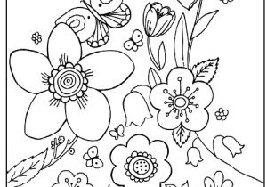 Coloriage De Printemps A Imprimer Gratuit Coloriage Fleurs Les Beaux Dessins De Nature   Imprimer Et