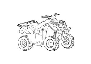 Coloriage De Quad A Imprimer Gratuit Coloriage De Quad Et Moto
