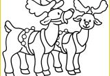 Coloriage De Rennes Du Pere Noel A Imprimer Nom Rennes Du Pere Noel