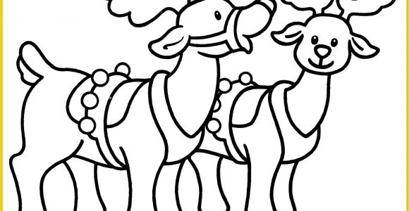 Coloriage De Rennes Du Pere Noel A Imprimer Nom Rennes Du Pere Noel