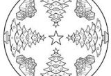 Coloriage De Rosace à Imprimer Coloriage Mandala Noel   Colorier Dessin   Imprimer