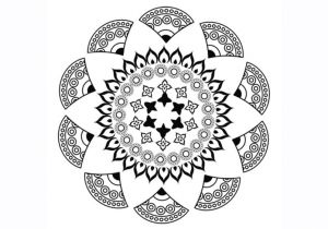 Coloriage De Rosace A Imprimer Gratuit Mandalas   Colorier Et A Imprimer Magicmaman