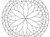 Coloriage De Rosaces Gratuit Dessin Rosace A Imprimer Az Coloriage