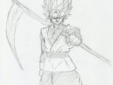 Coloriage De Sangoku Super Sayen Dessin Black GokÅ Super Saiyajin Rosé