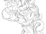 Coloriage De Sangoku Super Sayen Super Saiyan Dessin Facile Dragon Ball