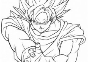 Coloriage De Sangoku Super Sayen Super Saiyan Dessin Facile Dragon Ball
