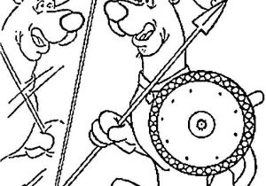 Coloriage De Scoubidou Coloriage Scoubidou En Chevalier Dessin