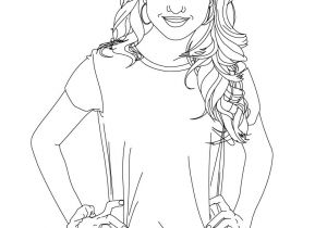 Coloriage De Selena Gomez atractivo Selena Gomez Para Colorear Y Pintar Cresta Enmarcado